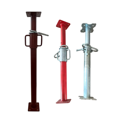 telescopic props Q235 hot dip galvanized heavy duty adjustable thick wall steel structure for concrete formwork support and building construction shoring projects BYTHAI