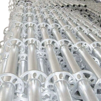 ring lock horizontal ledger Q235 hot dip galvanized steel heavy duty horizontal beam for ringlock scaffolding and support frames BYTHAI