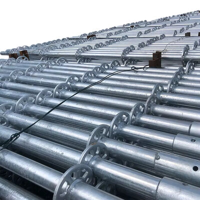 easy assemble ring lock scaffolding high strength galvanized steel plug-in design for rapid scaffolding erection and construction site support BYTHAI