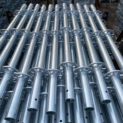 Stable Q355 3.2MM Quality HDG Scaffolding Steel Ringlock for Tunnel Engineering