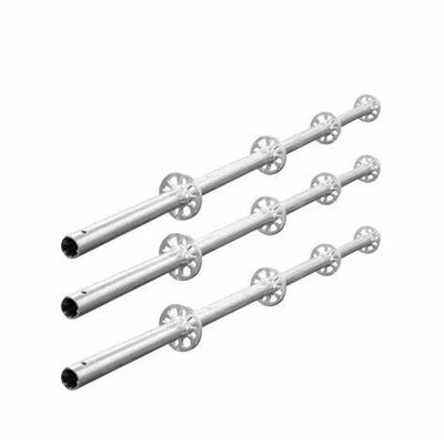 Q235 Q355 Steel Full-length Ringlock Standard Rosette Design For All-round Scaffolding Systems