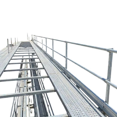 extension plank aluminium high grade aluminum alloy telescopic adjustable anti-slip surface for scaffolding platform extension and construction site walkways BYTHAI