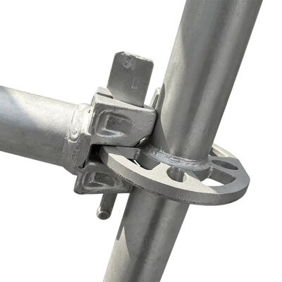 ringlock vertical standard Q235 hot dip galvanized steel heavy duty for ringlock scaffolding systems and construction support frameworks BYTHAI
