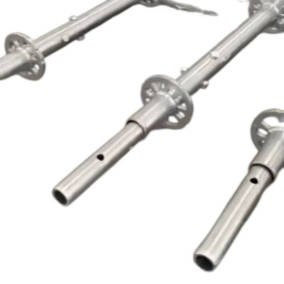 ringlock guardrail Q235 hot dip galvanized steel heavy duty safety barrier for ringlock scaffolding edge protection and site safety BYTHAI