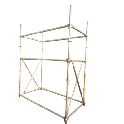 ring lock scaffolding system high strength galvanized steel reinforced system for heavy load construction support and industrial building maintenance BYTHAI